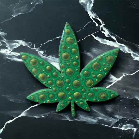 Green Leaf Magnet