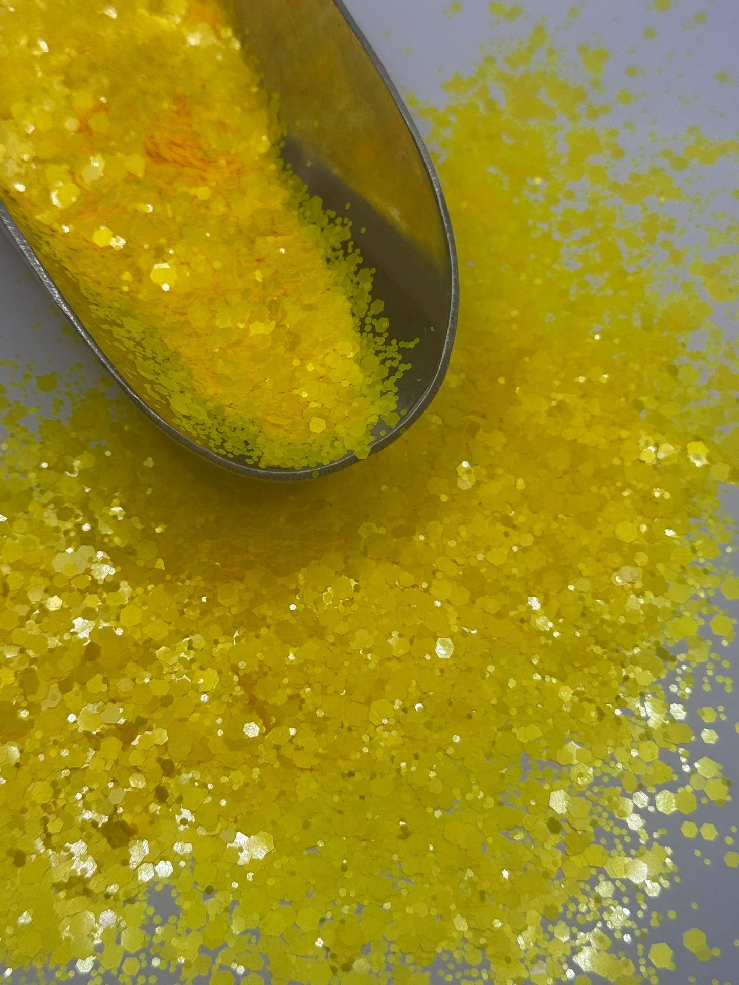 Chunky Yellow Polyester Glitter: Crafting, Tumblers, Slime "Sunshine"