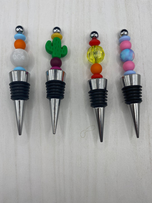 Bubblegum Bead Wine Stopper: Fun Novelty Gift