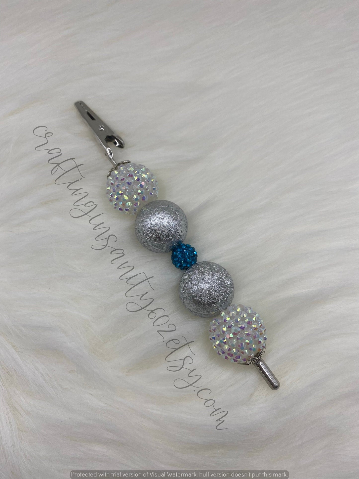 Bubblegum Bead Clip Holder