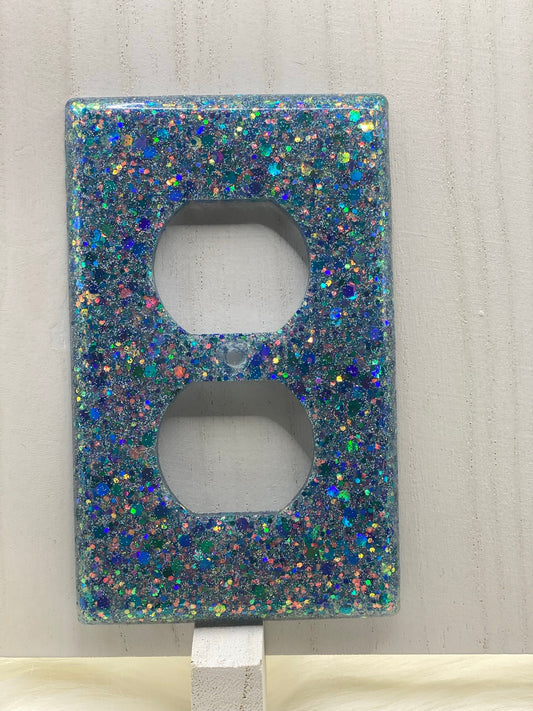 Glitter Single Outlet Cover