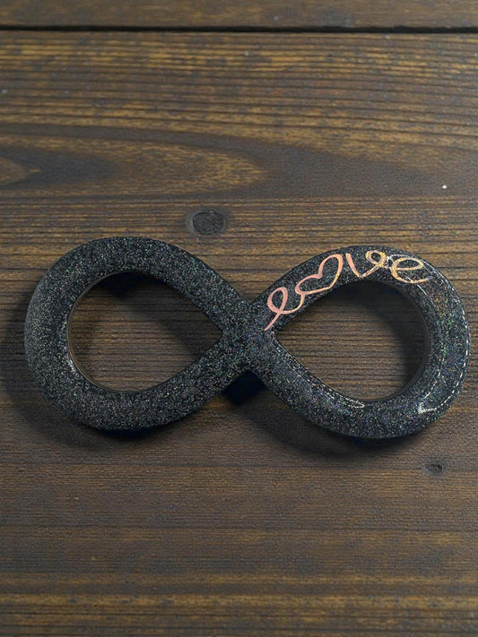 Handpainted Infinity Symbol Magnet - Unique Handmade Love Gift Idea