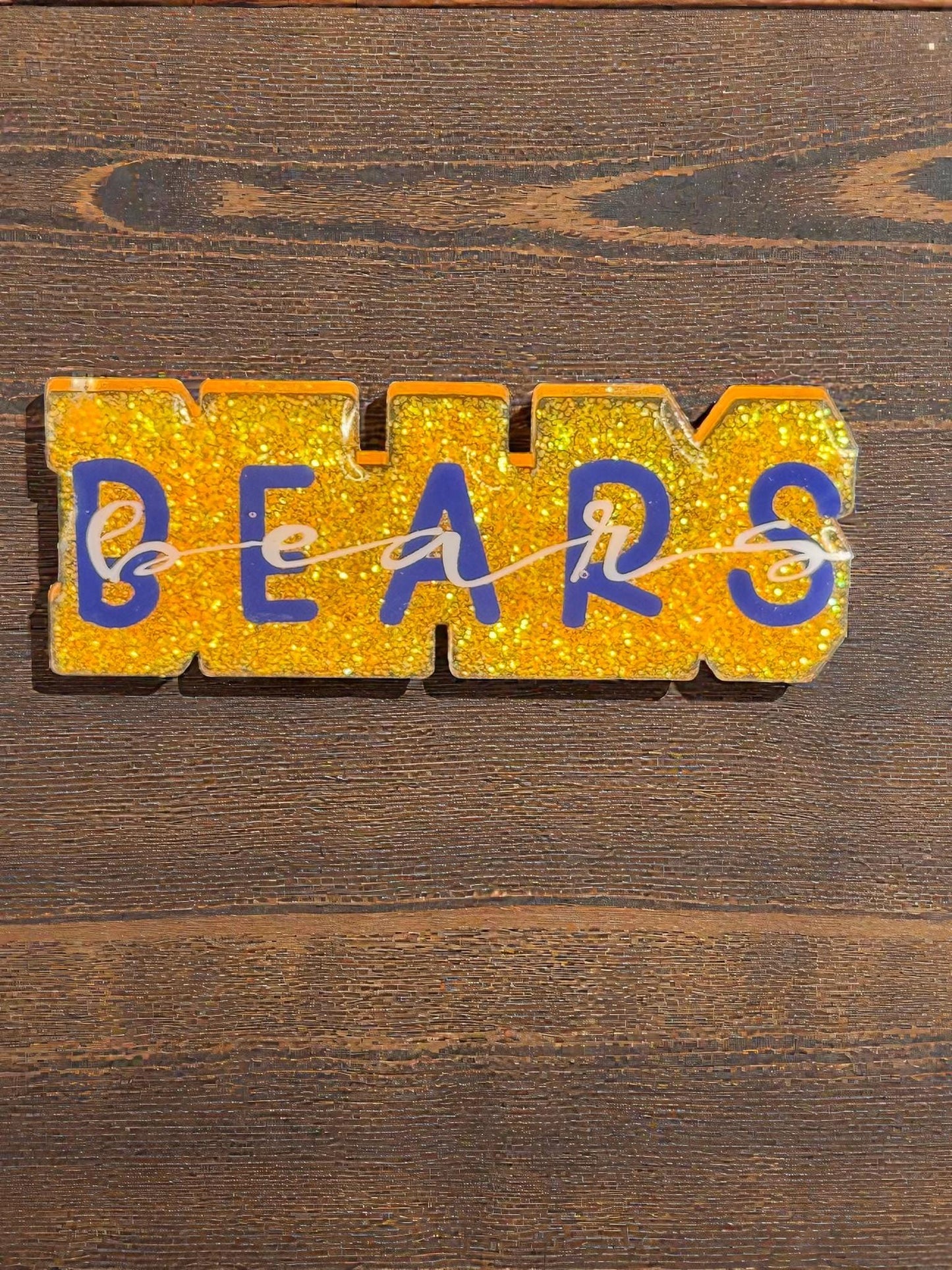 Handmade Football Team Magnets Handpainted Fan Decor Fridge Magnet Gift for Game Day