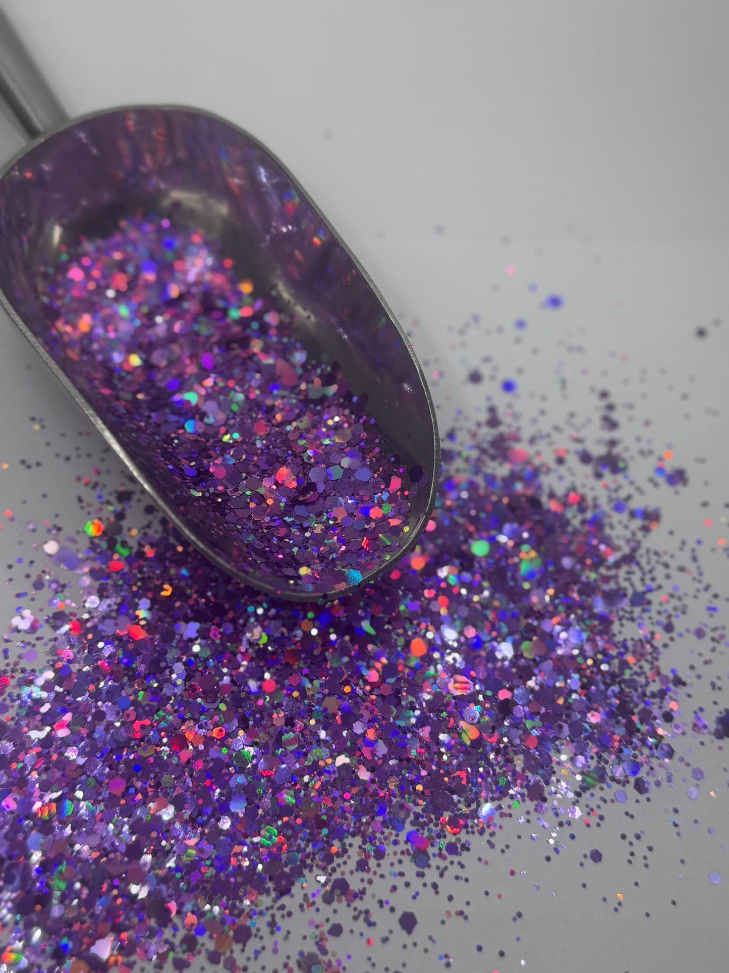 Chunky Holographic Purple Glitter: DIY Crafting Supplies "Purple Haze"
