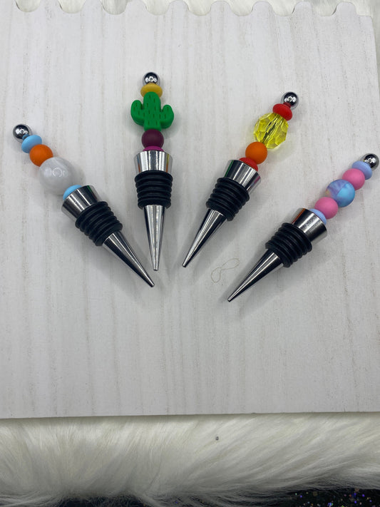 Bubblegum Bead Wine Stopper: Fun Novelty Gift