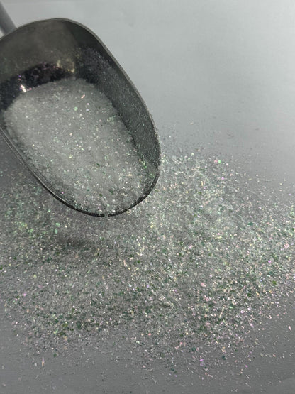 White Holographic Fine Glitter: Polyester Craft Supply "Ice Queen"