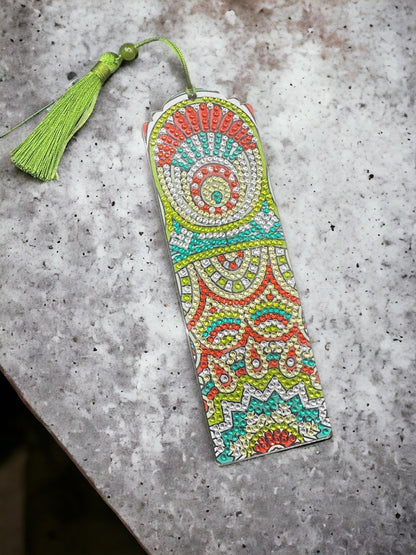 Handmade Jeweled Bookmark | Crystal Page Marker Gift for Readers | Elegant Book Lovers Accessory