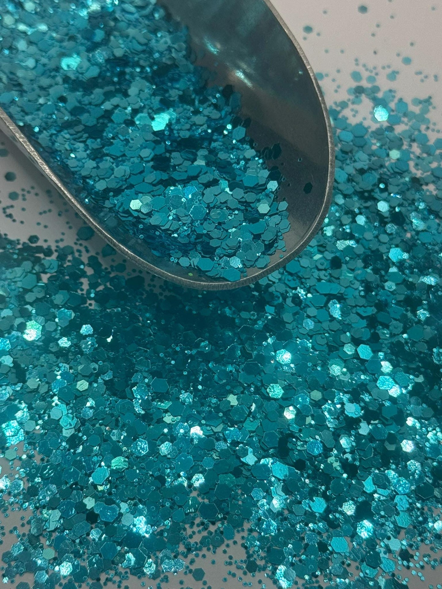 Chunky Blue Polyester Glitter: Crafting, Tumblers, Epoxy "Atlantis"