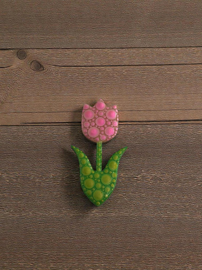 Handmade Summer Garden Magnets | Fridge Decals
