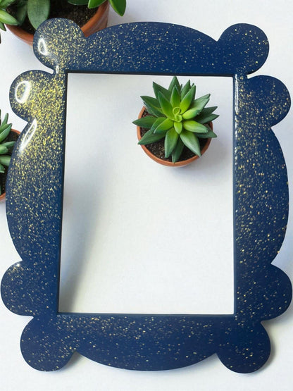 Handmade Glitter Photo Magnet – Locker or Fridge Picture Frame