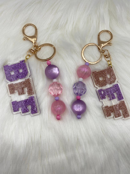 Colorful Bubblegum Bead Keychain – BFF Gift
