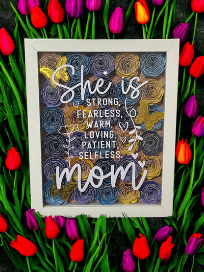 She Is....Mom Shadowbox, Mom Gift