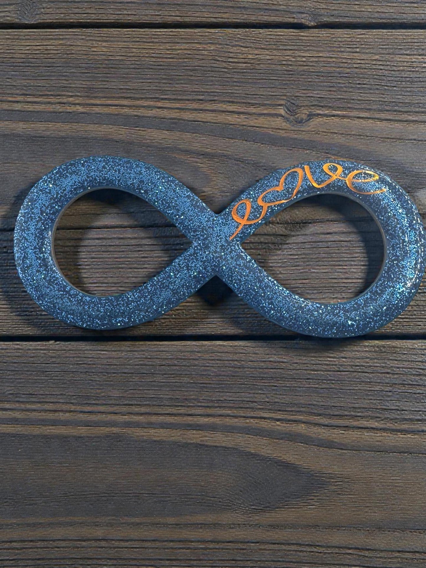 Handpainted Infinity Symbol Magnet - Unique Handmade Love Gift Idea