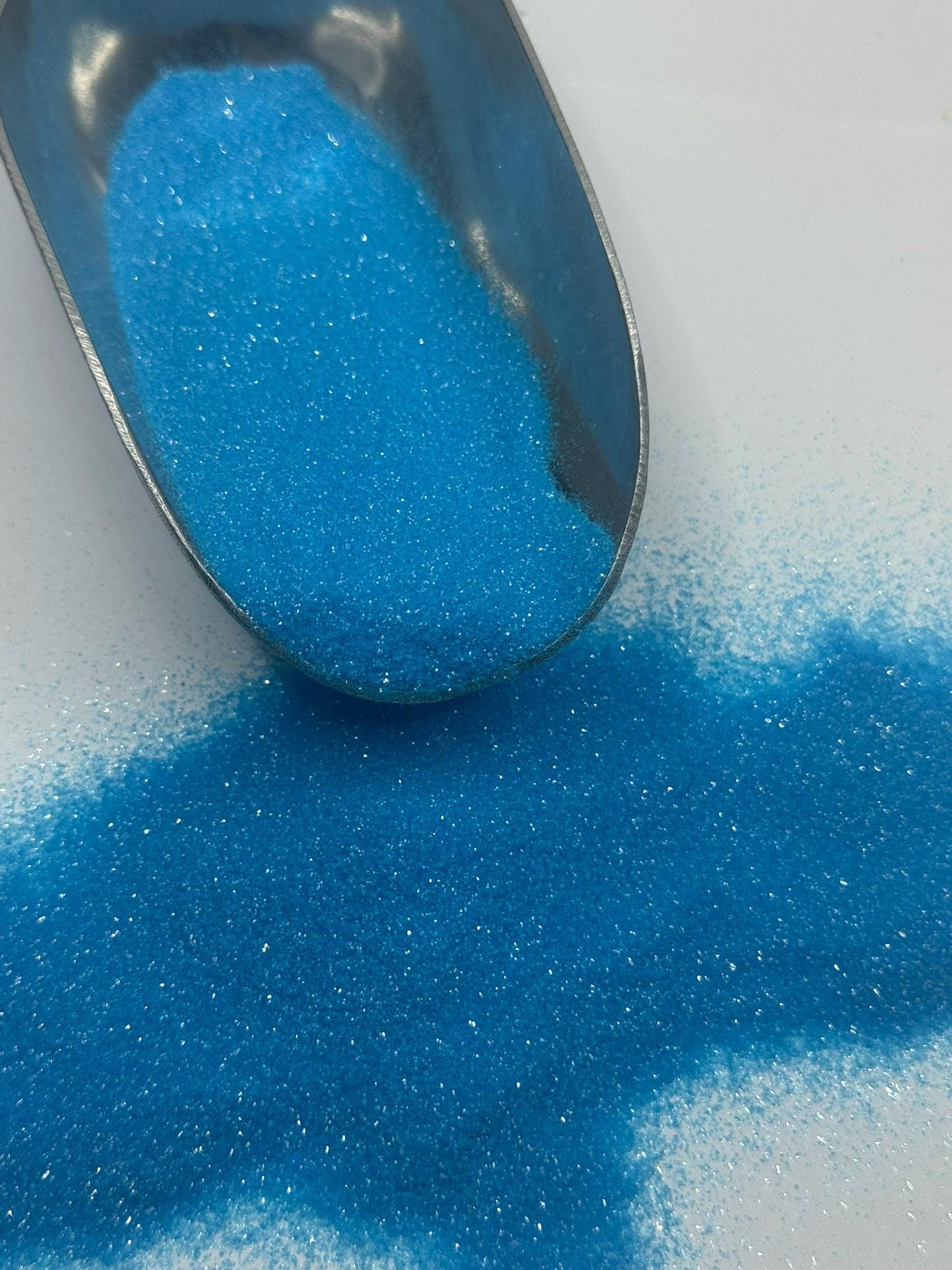 Neon Blue Fine Glitter: Polyester Craft Supply "Winter"