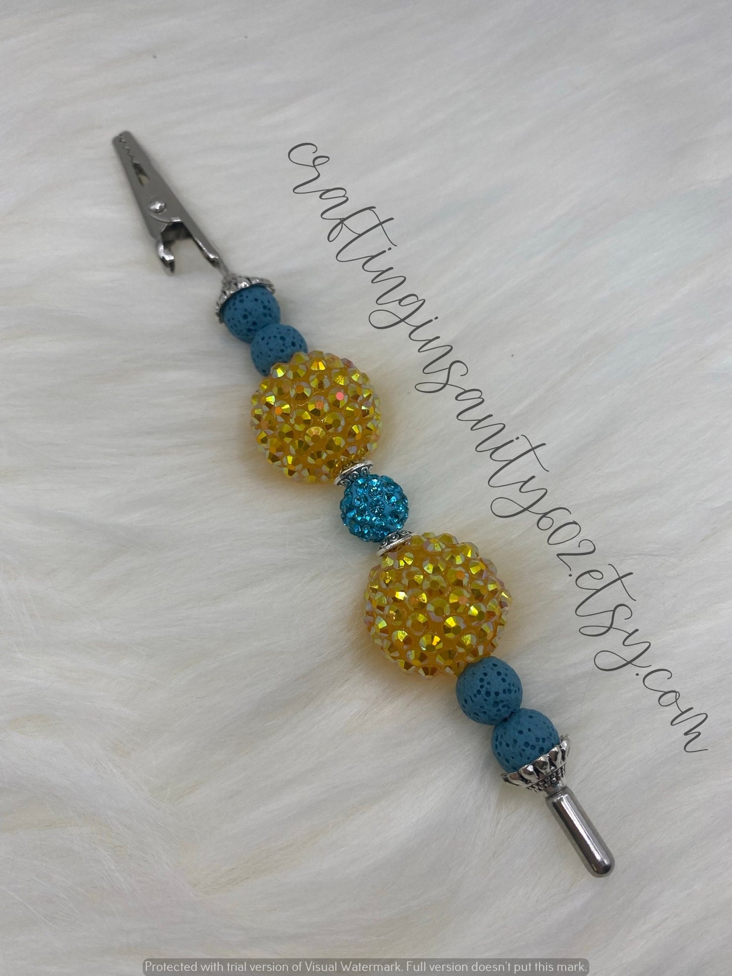 Bubblegum Bead Clip Holder