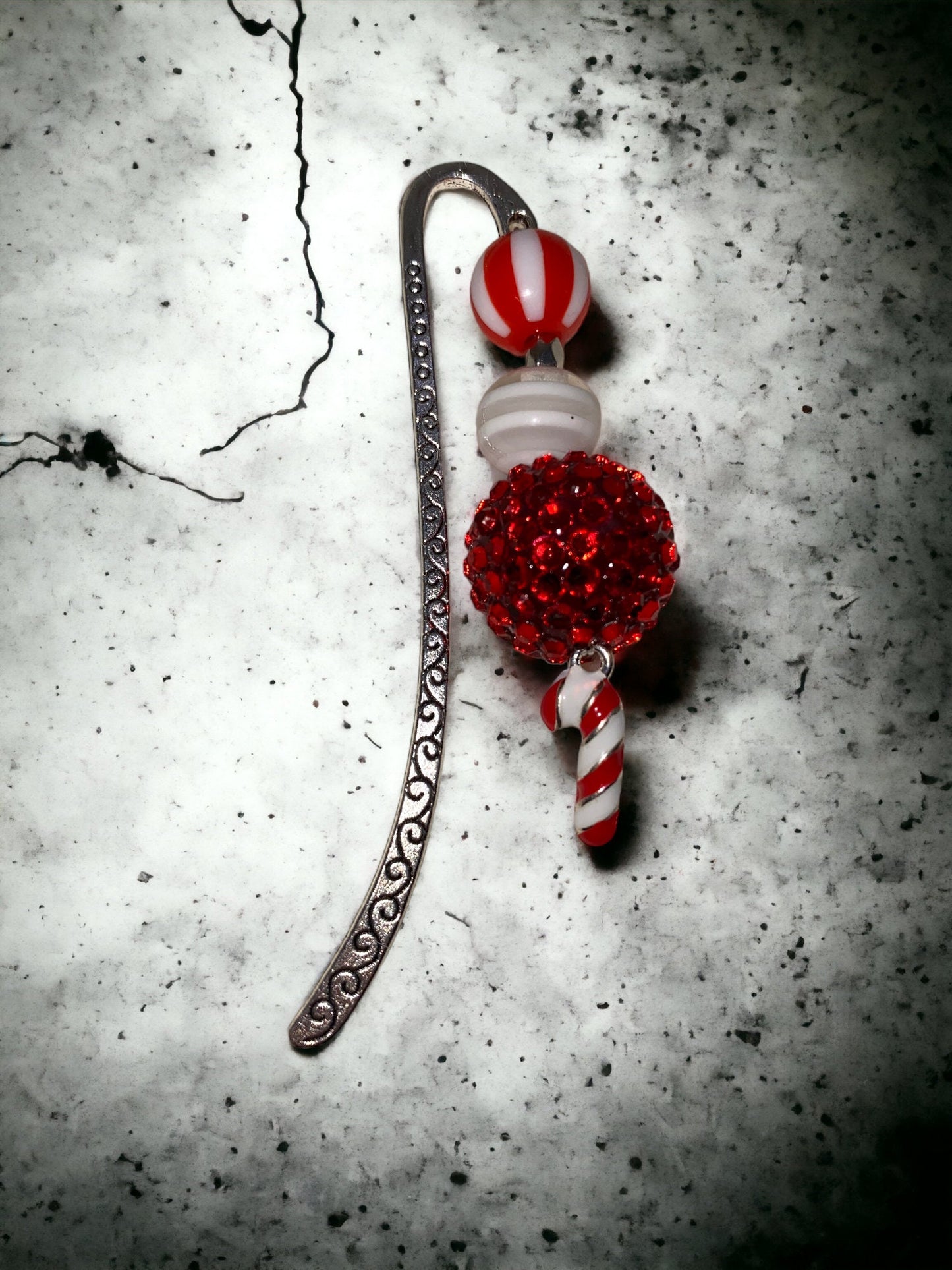Bubblegum Bead Bookmark: Red Rose, Pink Ballerina, Purple Butterfly