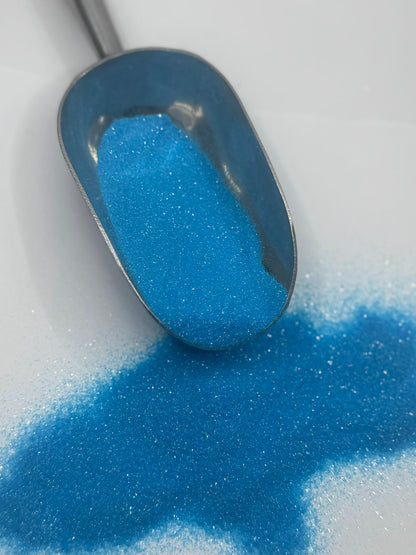 Neon Blue Fine Glitter: Polyester Craft Supply "Winter"