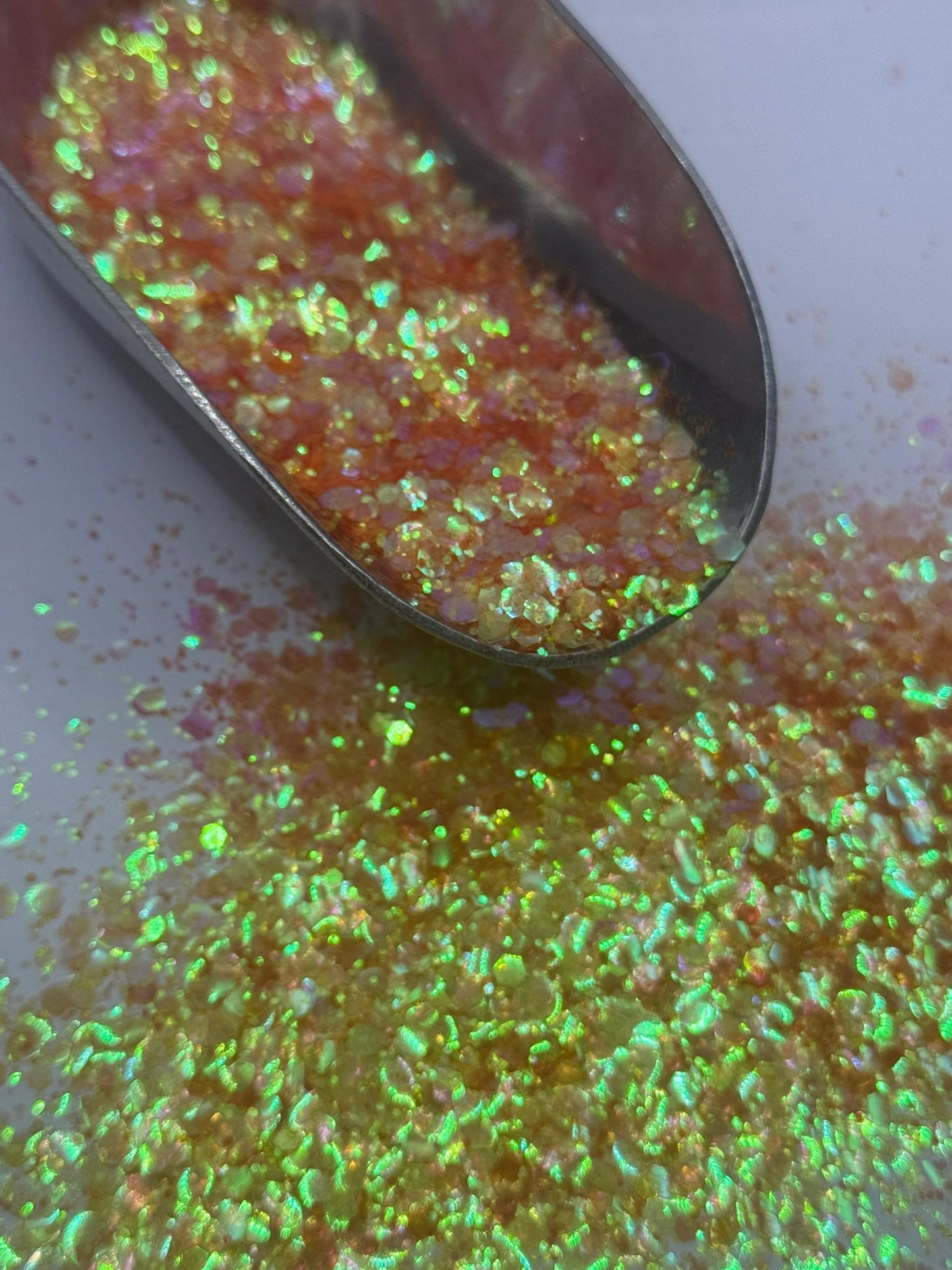 Chunky Red Yellow Color Shift Glitter: Crafting & Tumbler Supplies "Autumn"