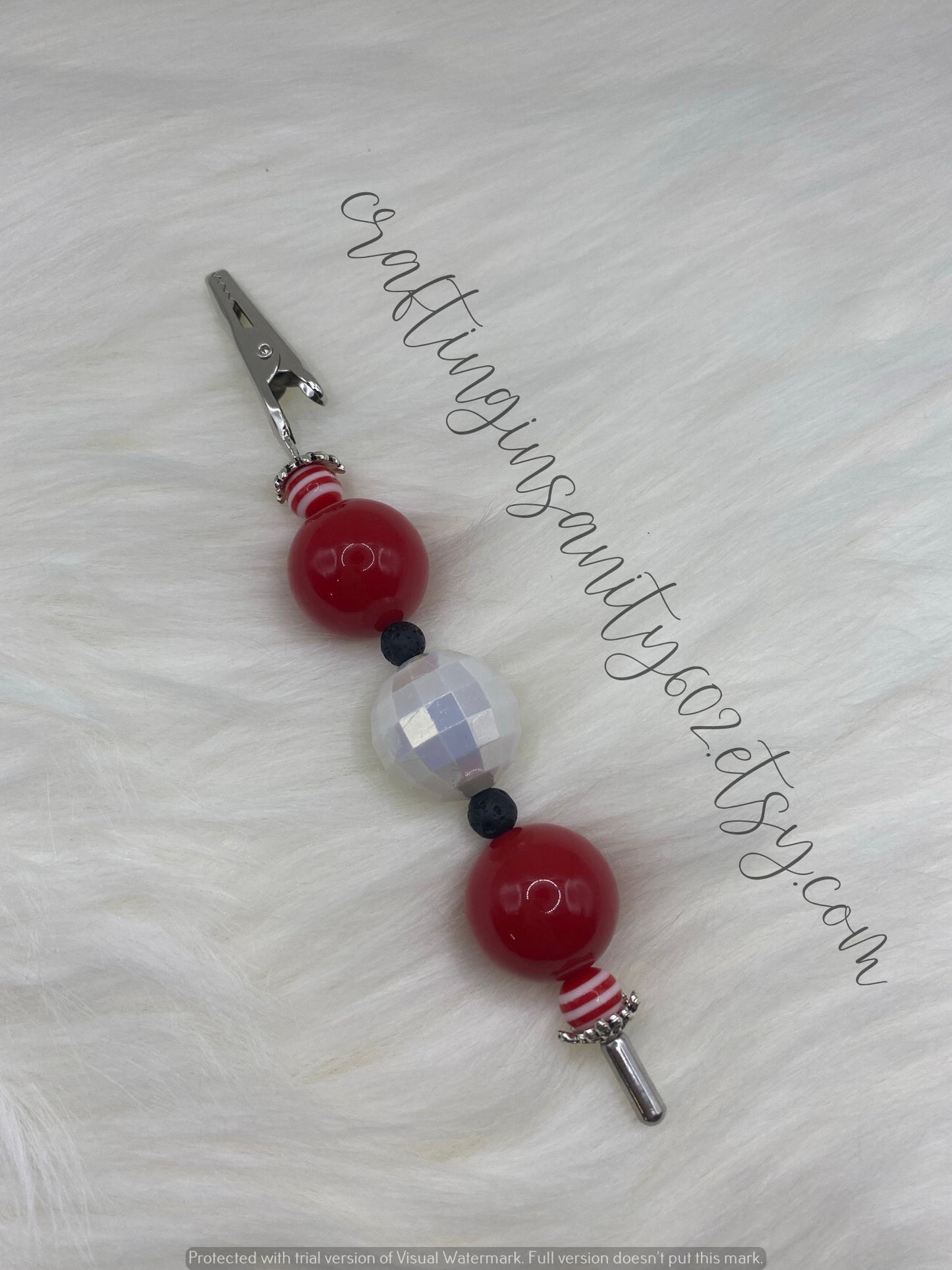Bubblegum Bead Clip Holder