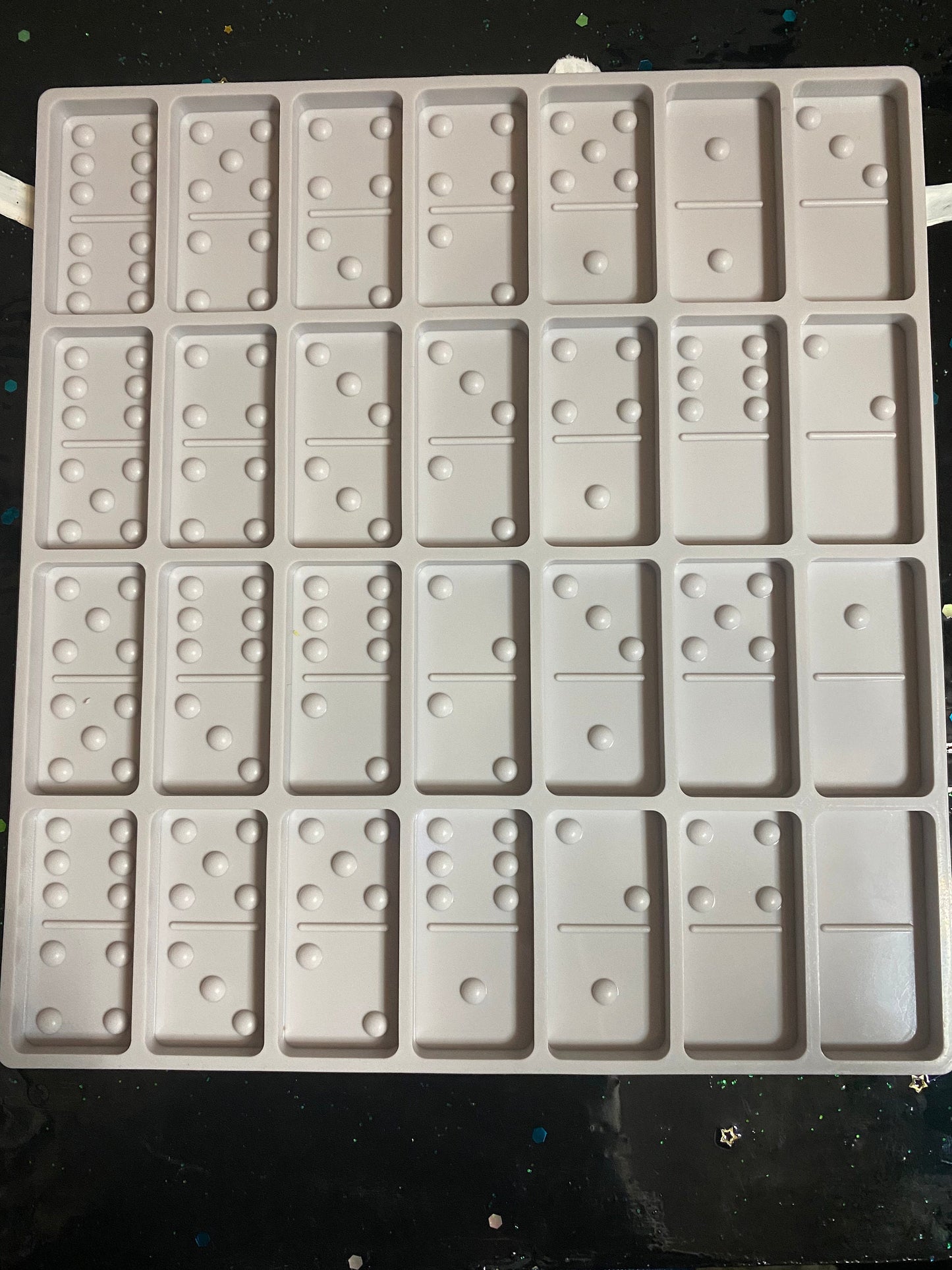 Domino Set Silicone Molds: Resin Casting Molds