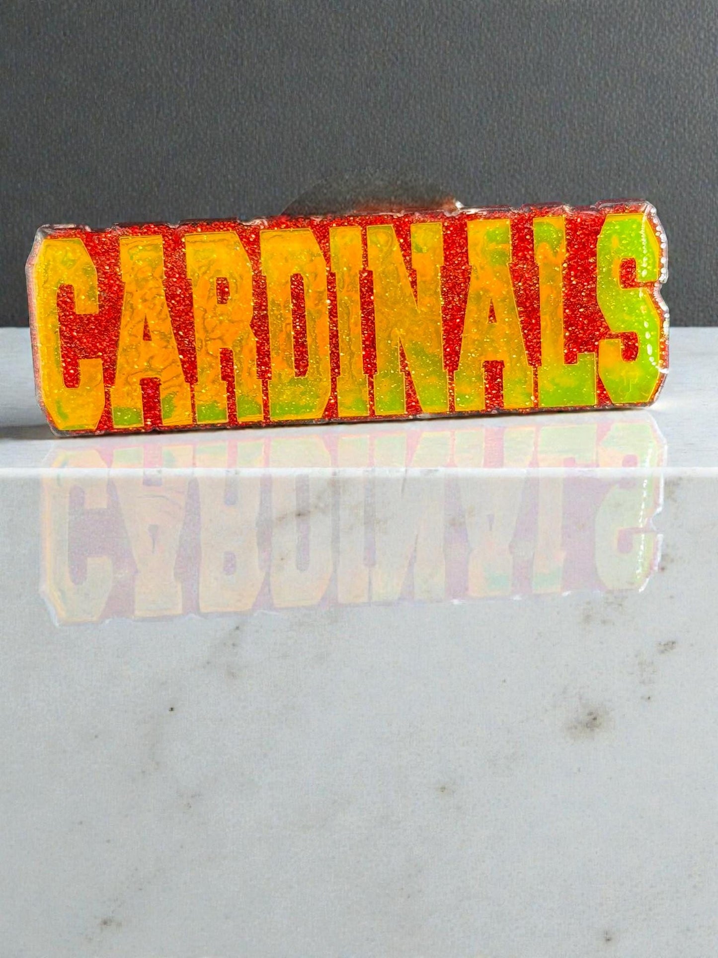 Handmade Football Team Magnets Handpainted Fan Decor Fridge Magnet Gift for Game Day