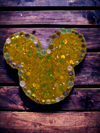 Sparkling Bling Mickey Straw Topper – Custom Rhinestone Charm for Magical Sips!