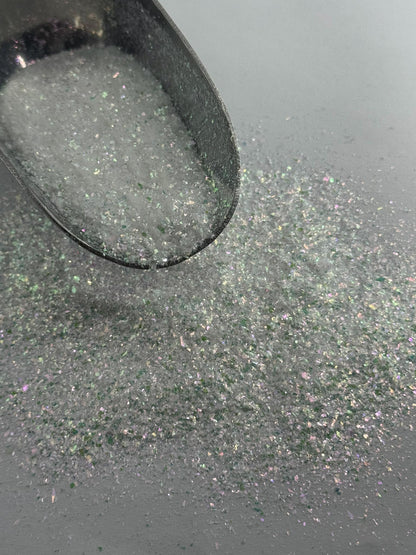 White Holographic Fine Glitter: Polyester Craft Supply "Ice Queen"