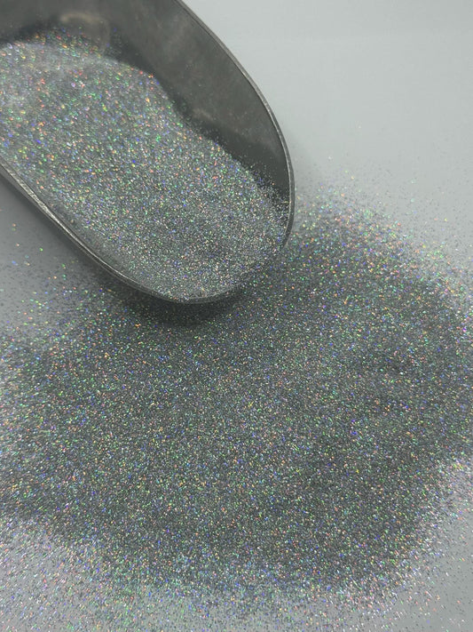 Silver Holographic Fine Glitter: DIY Craft Supply "Halo"