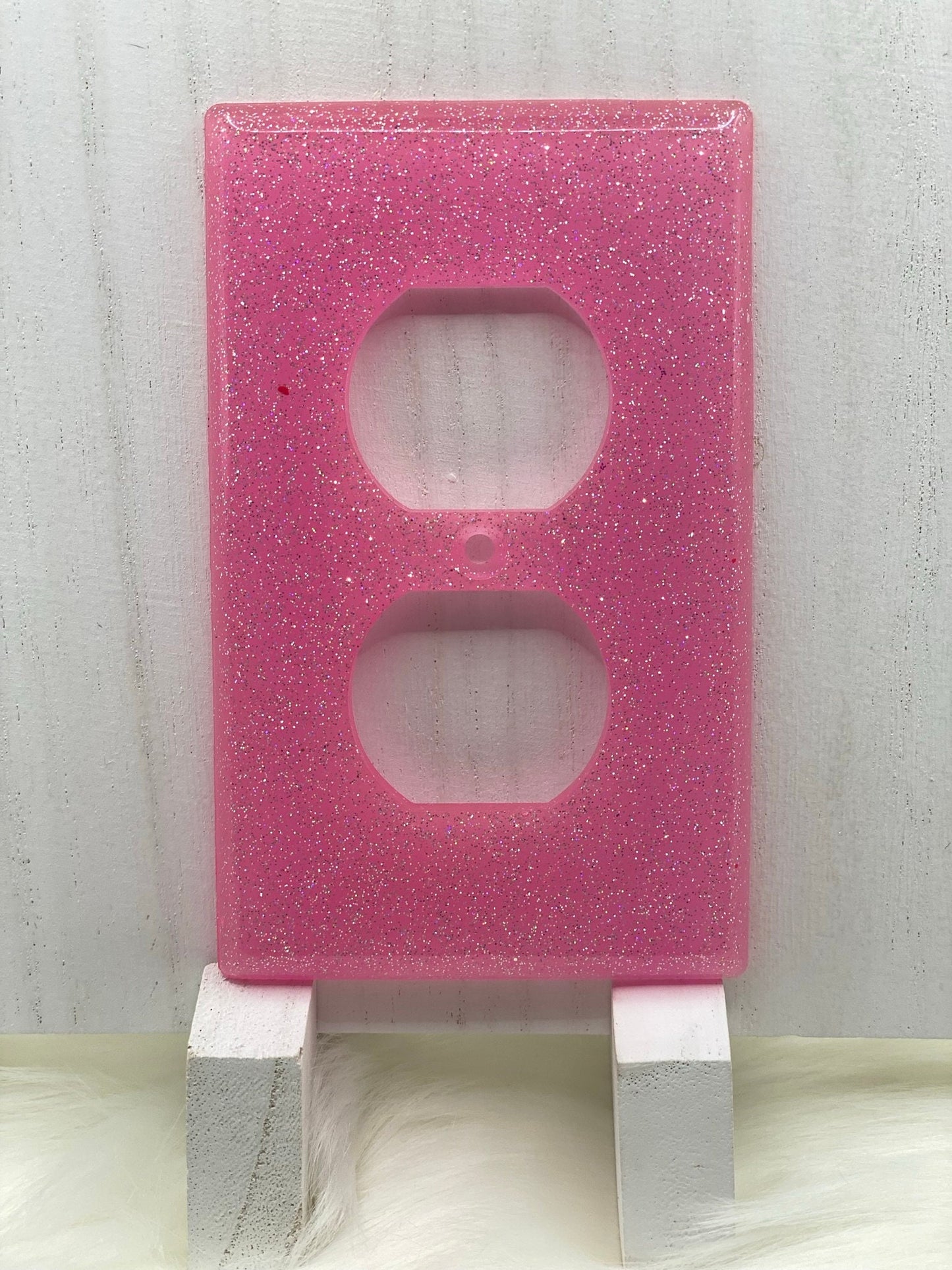 Glitter Single Outlet Cover