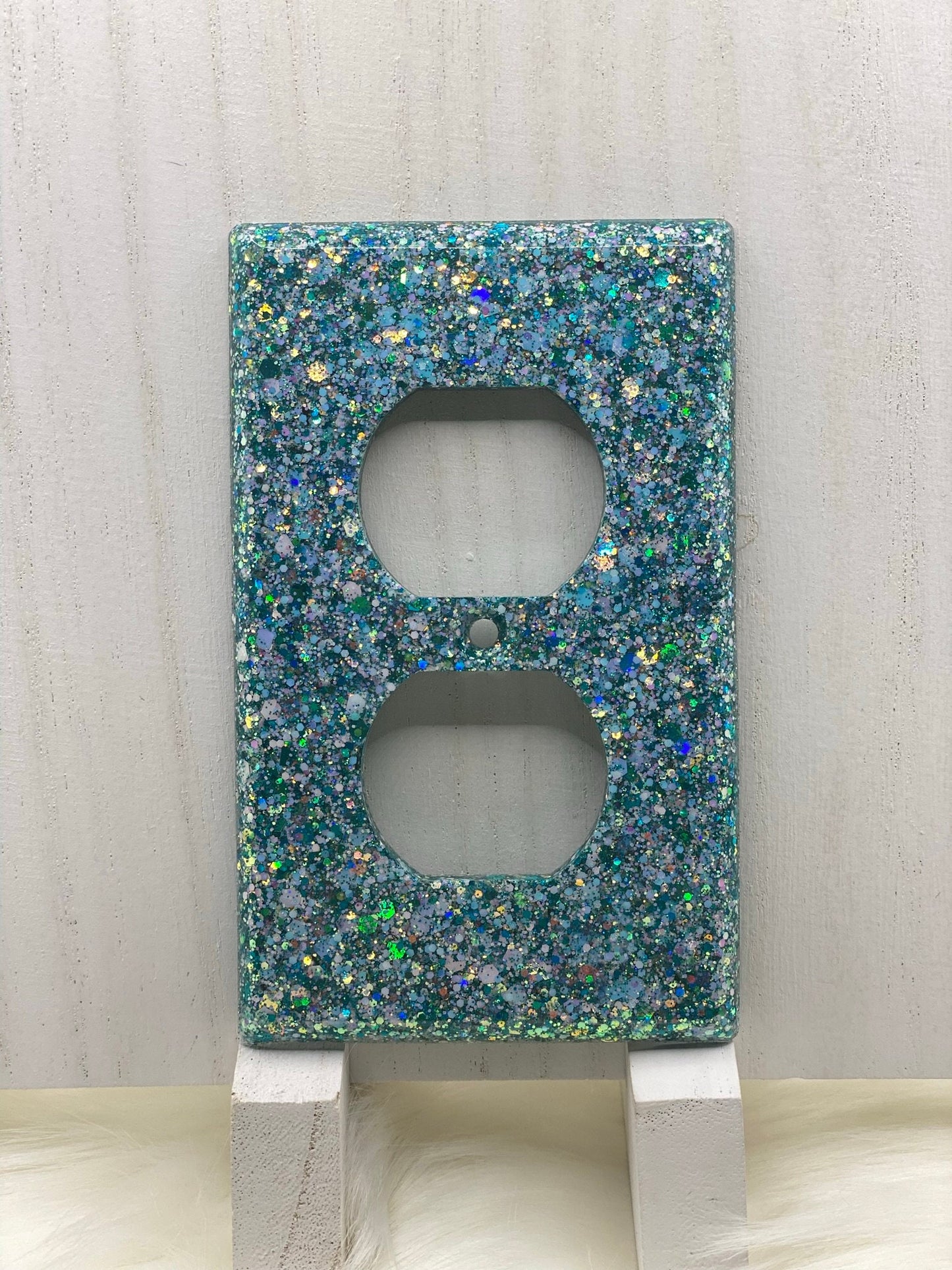Glitter Single Outlet Cover
