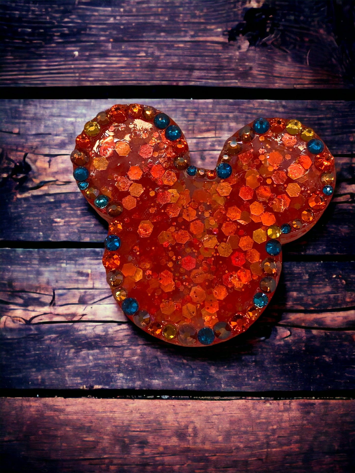Sparkling Bling Mickey Straw Topper – Custom Rhinestone Charm for Magical Sips!