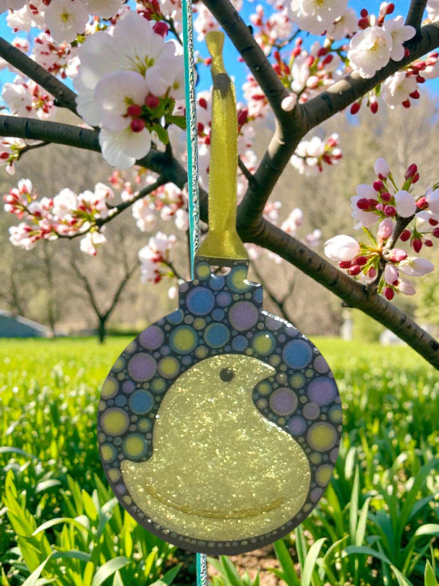 Easter Ornaments Dot Art