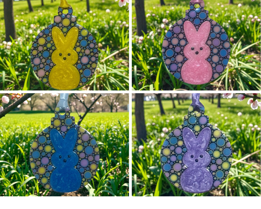 Easter Ornaments Dot Art