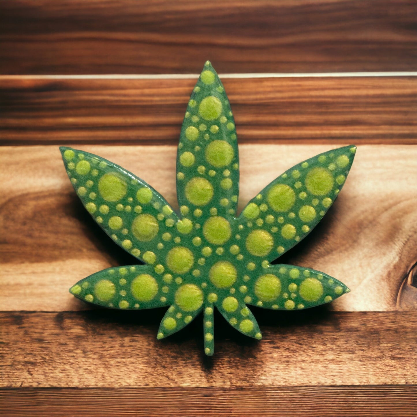Green Leaf Magnet