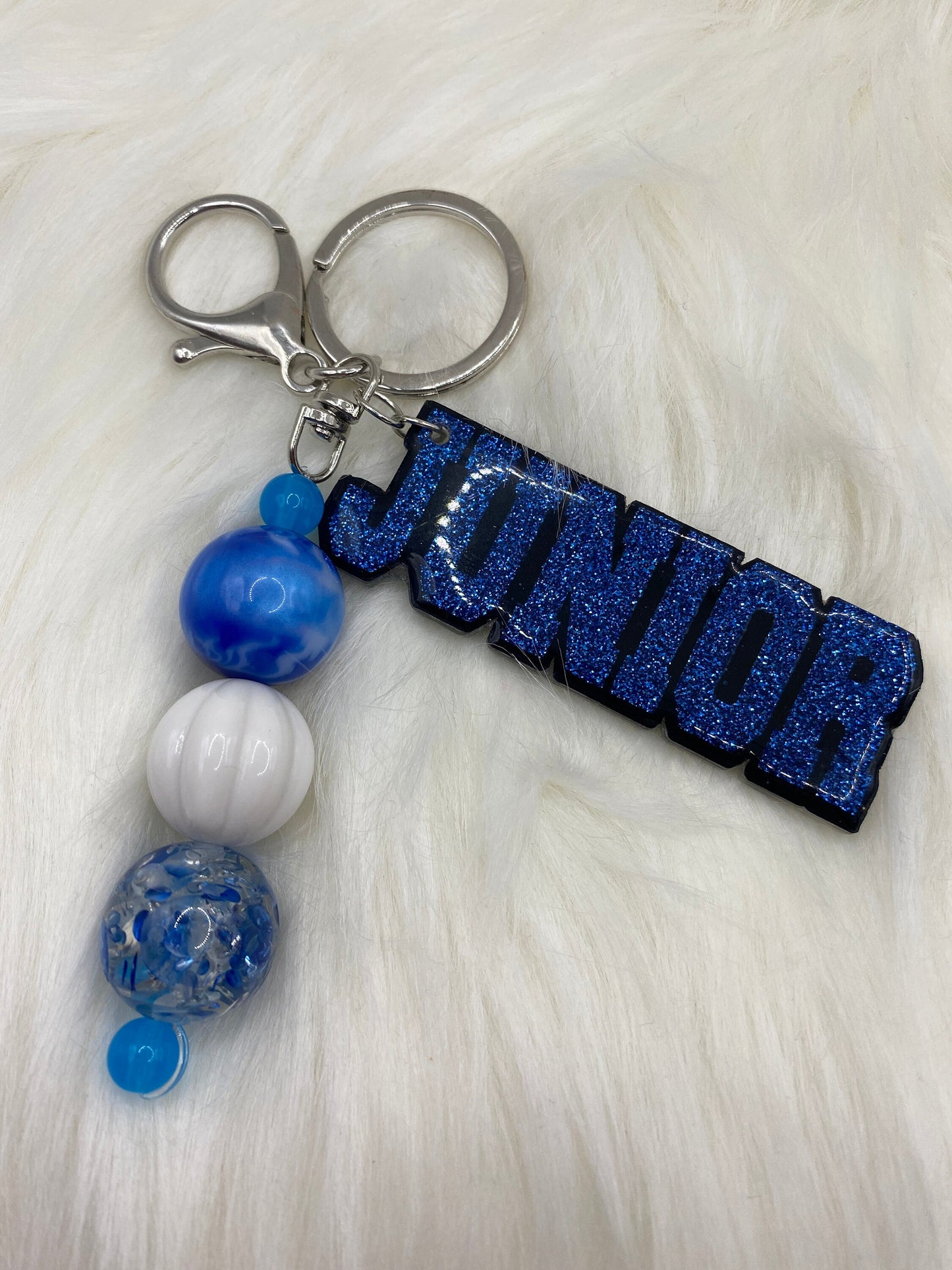 Bubblegum Bead Keychain - Colorful Class Keychains for Trendy Students & Fun Gift Ideas!