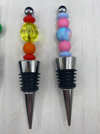 Bubblegum Bead Wine Stopper: Fun Novelty Gift