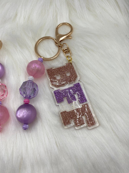 Colorful Bubblegum Bead Keychain – BFF Gift