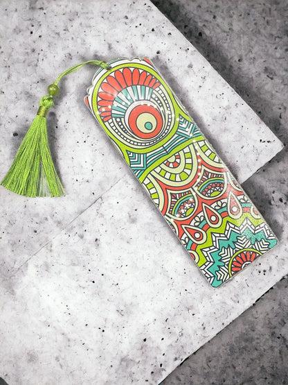 Handmade Jeweled Bookmark | Crystal Page Marker Gift for Readers | Elegant Book Lovers Accessory