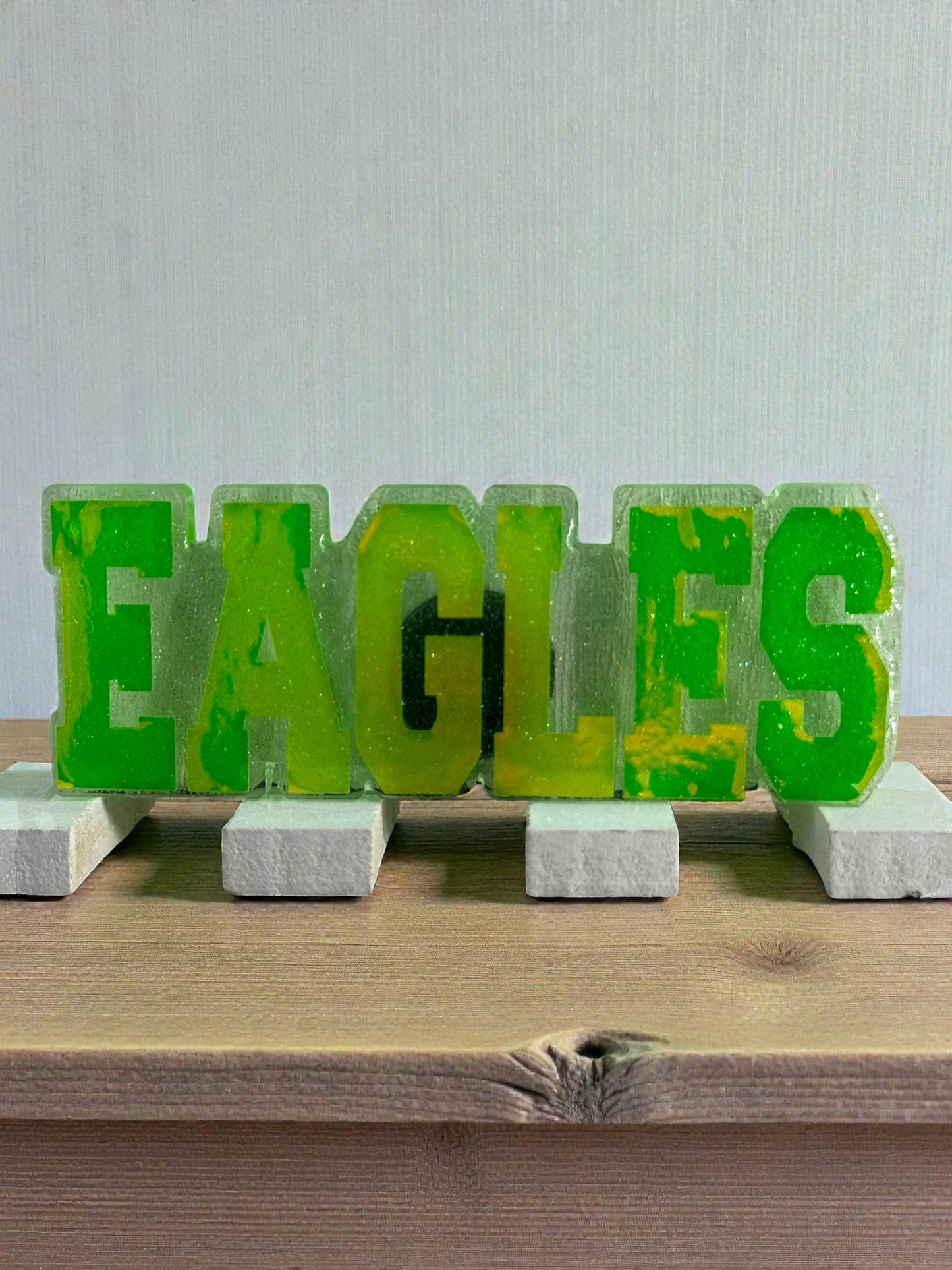 Handmade Football Team Magnets Handpainted Fan Decor Fridge Magnet Gift for Game Day