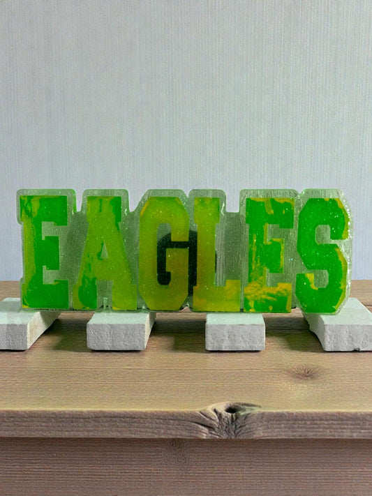 Handmade Football Team Magnets Handpainted Fan Decor Fridge Magnet Gift for Game Day