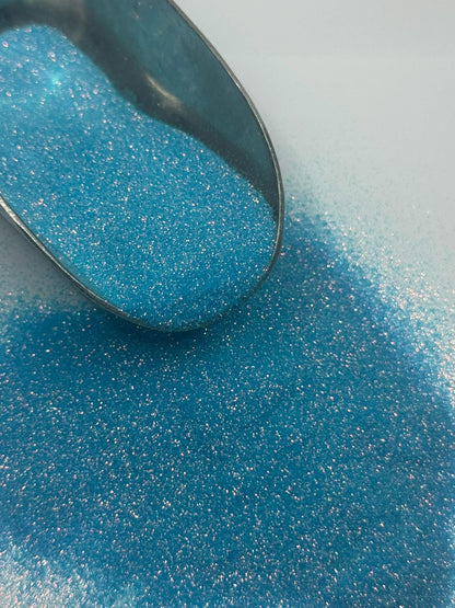 Neon Blue Fine Glitter: Polyester Craft Supply "Daydream"