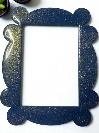 Handmade Glitter Photo Magnet – Locker or Fridge Picture Frame