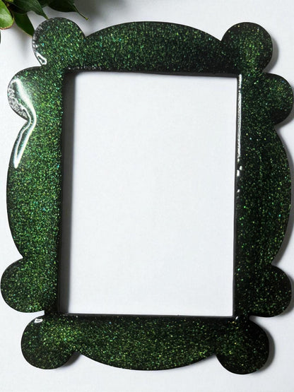 Handmade Glitter Photo Magnet – Locker or Fridge Picture Frame