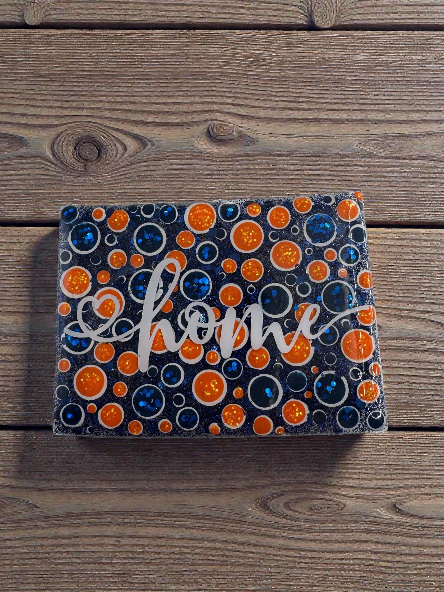 Handmade State Magnet, Handpainted Dot Art Home Gift, Multi Color Unique Souvenir