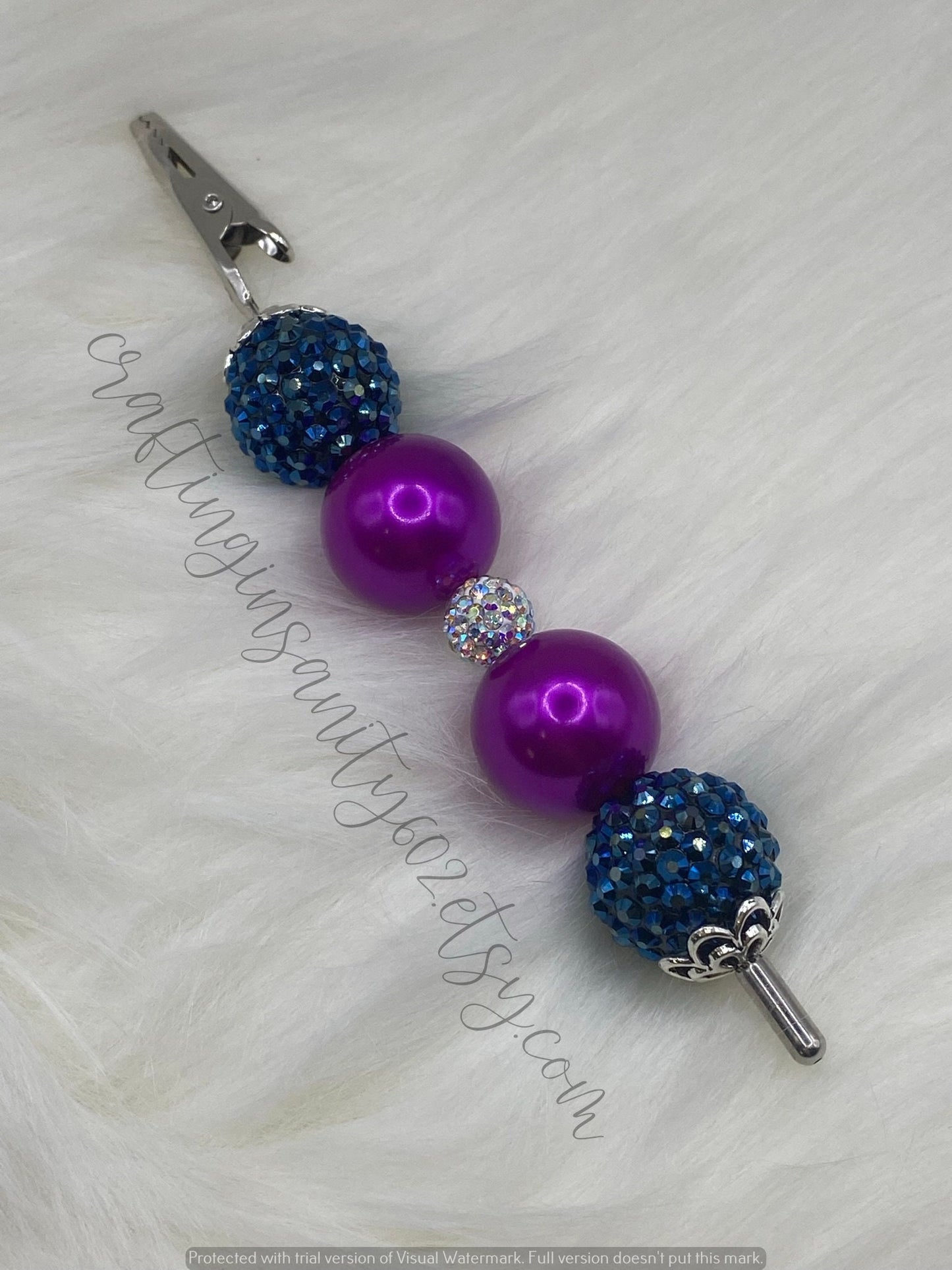 Bubblegum Bead Clip Holder