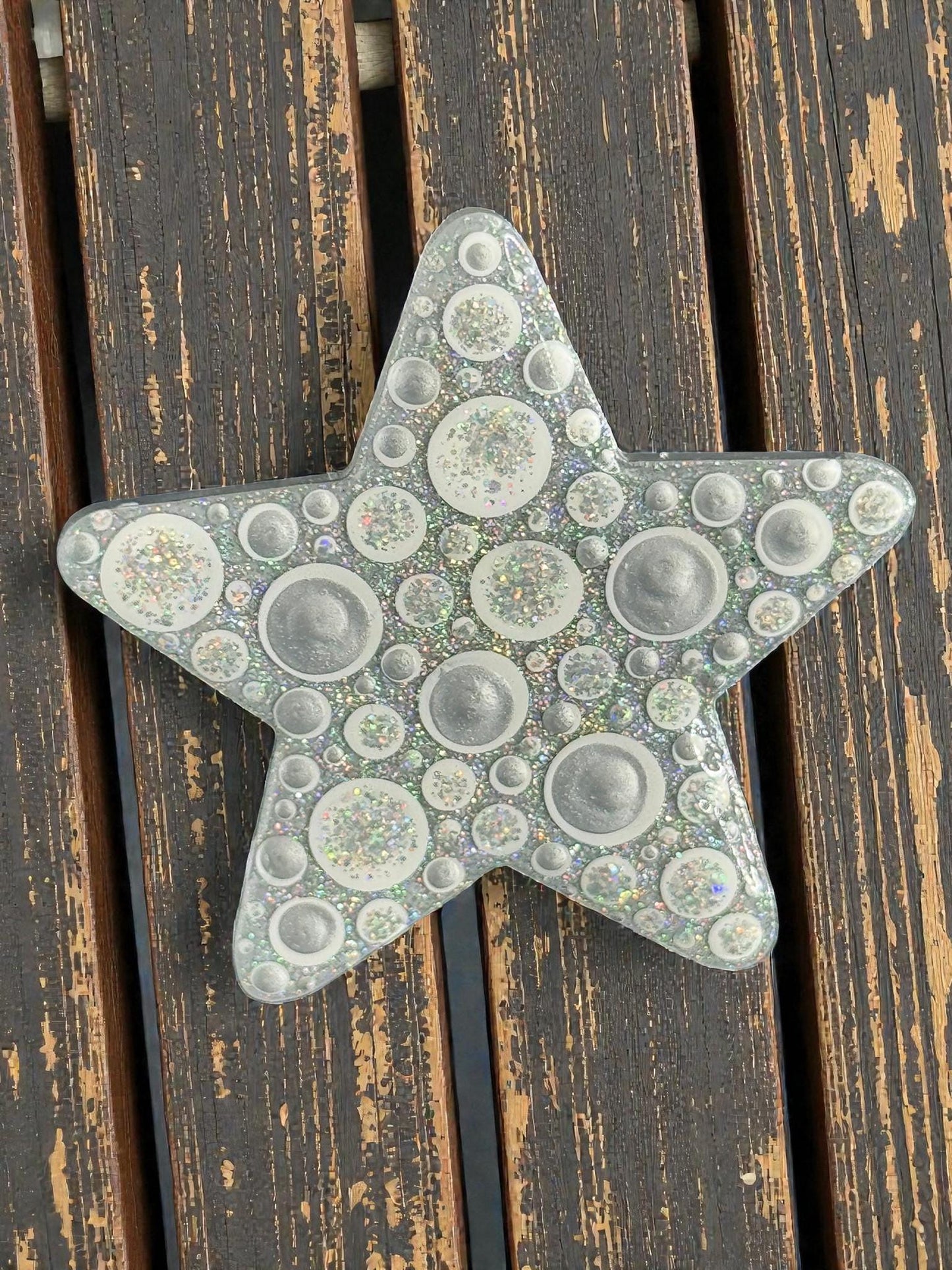 Cute Handmade Star Magnet - Handpainted Fridge Decor | Unique Handmade Gift