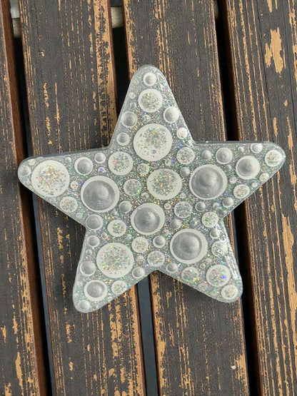 Cute Handmade Star Magnet - Handpainted Fridge Decor | Unique Handmade Gift
