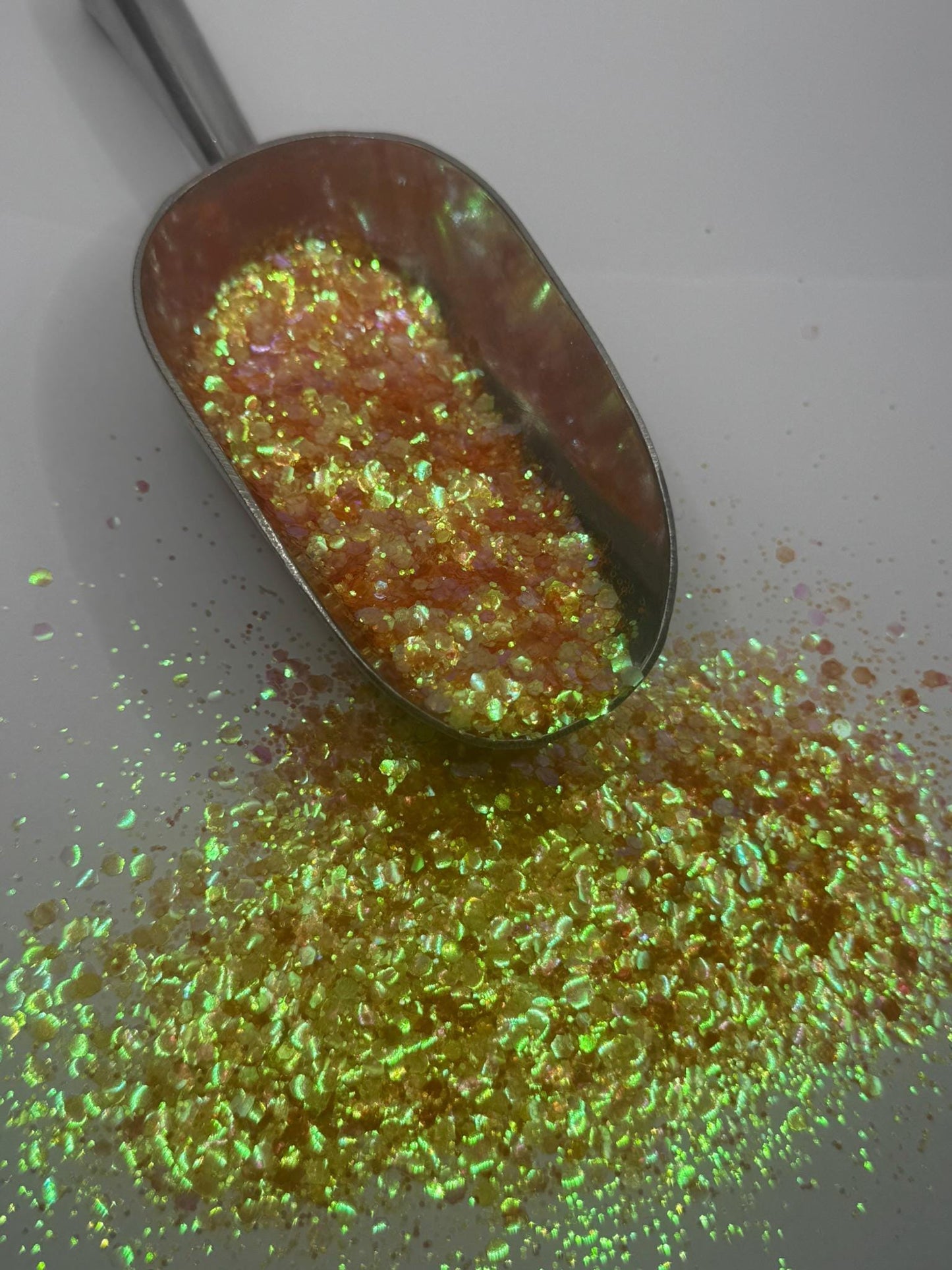 Chunky Red Yellow Color Shift Glitter: Crafting & Tumbler Supplies "Autumn"