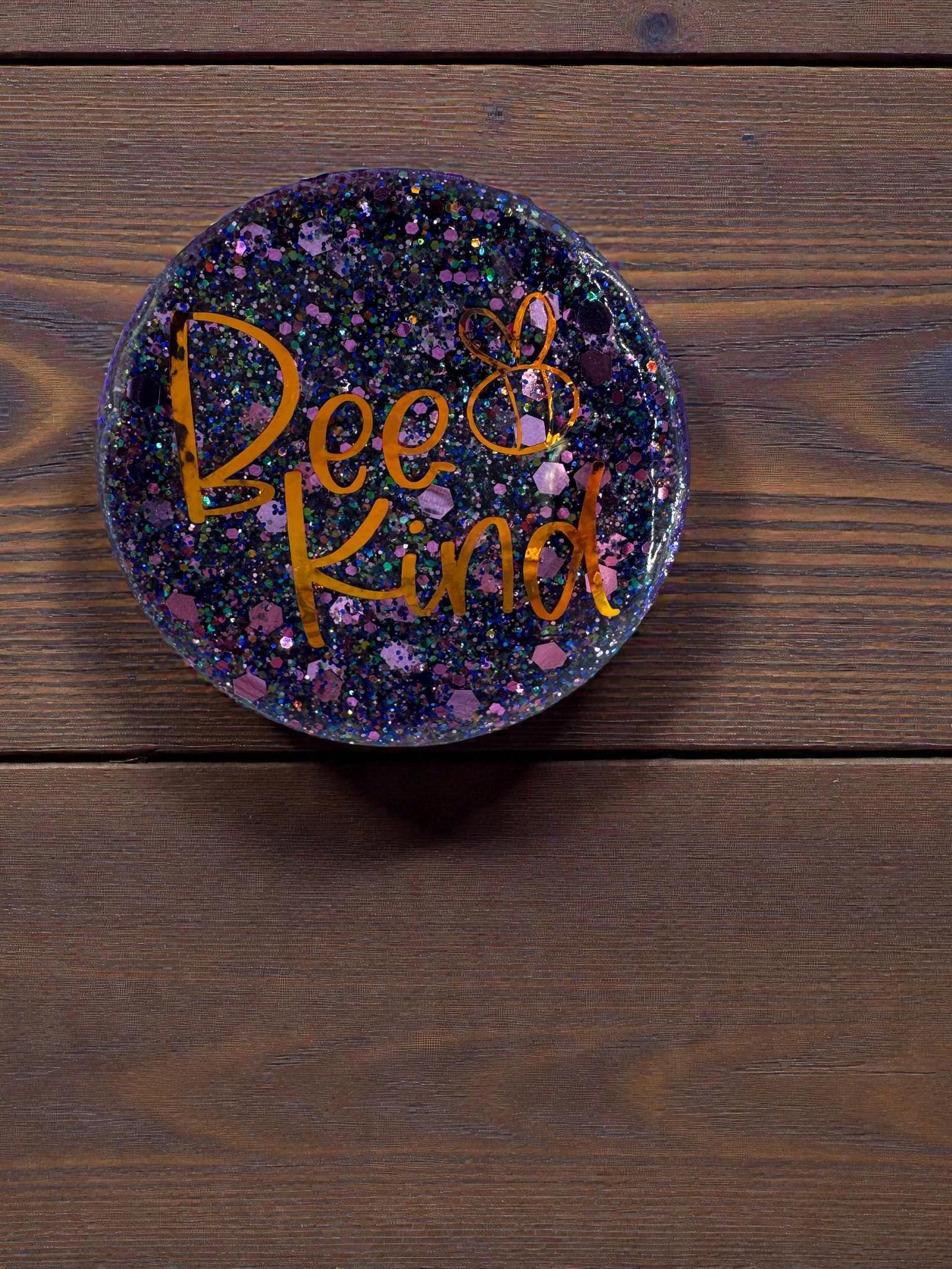 Animal Saying Magnets, Handmade & Handpainted Round Decor - Stocking Stuffer Idea