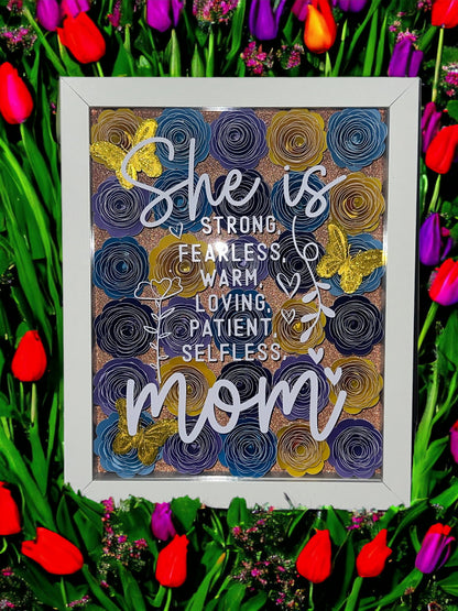 She Is....Mom Shadowbox, Mom Gift